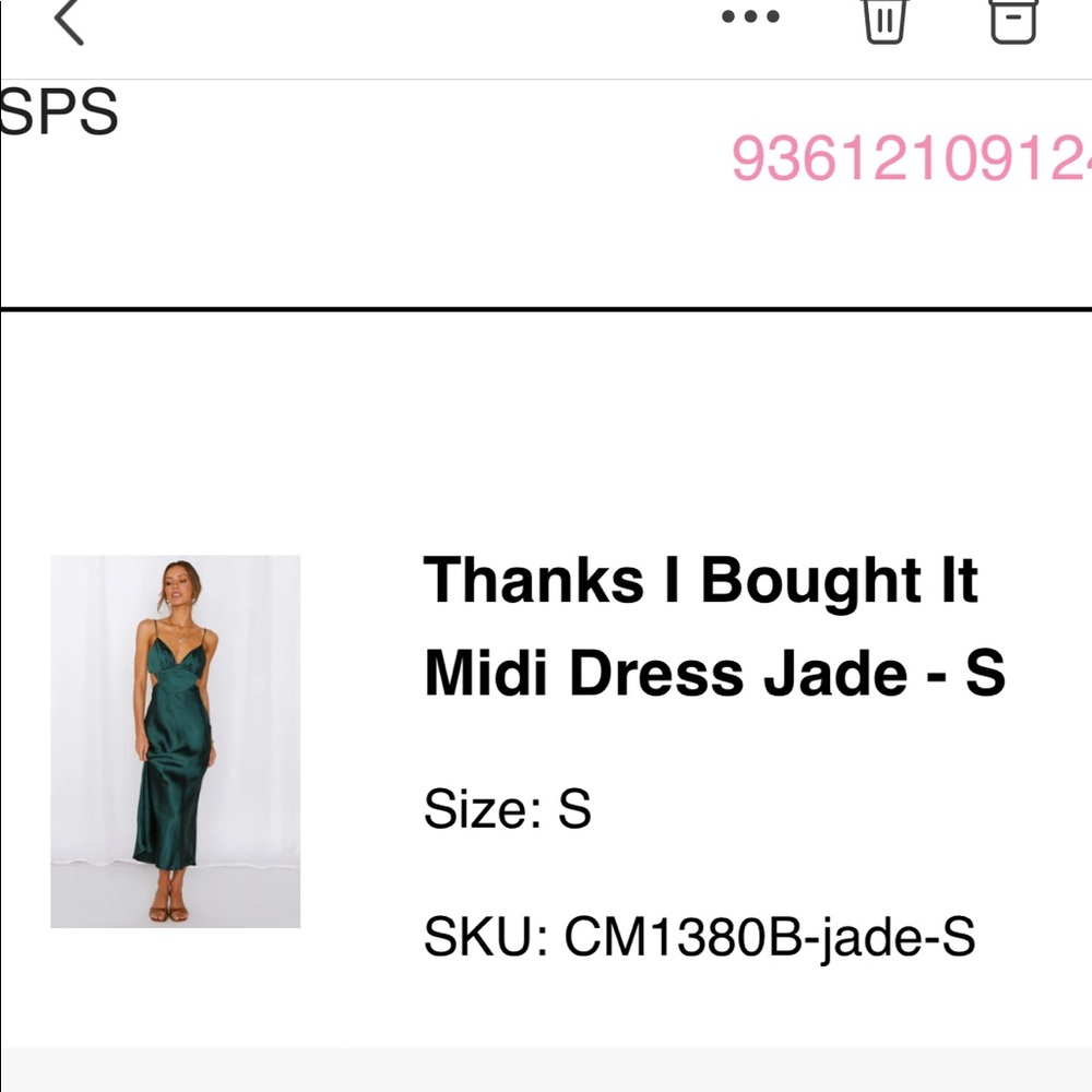Thanks I Bought it Midi Dress Hello Molly